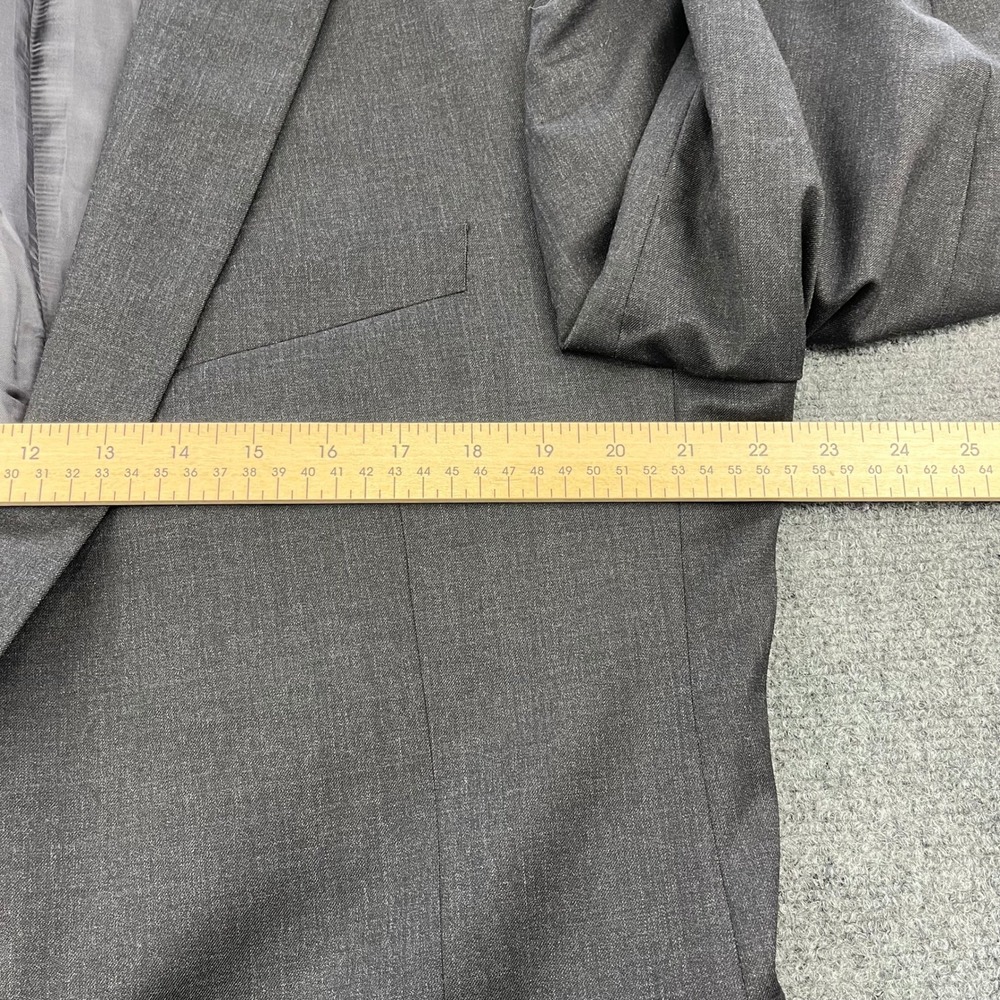 Brooks Brothers 1818 Regent Blazer Mens 44R Charcoal Gray Estrato Wool Italy - Picture 8 of 8